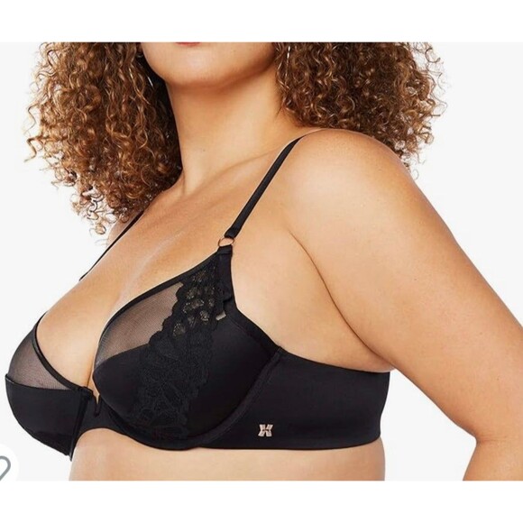 Savage X Savage Not Sorry Microfiber & Lace Half Cup Bra Size 42DD New With Tags - Picture 2 of 8